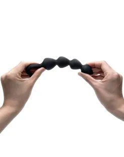 Love To Love - Anaal Ketting Met Hartvormig Handvat BING BANG - Zwart - Maat L -Masturbators winkel Love to Love Anaal Ketting met Hartvormig Handvat BING BANG zwart maat L 6