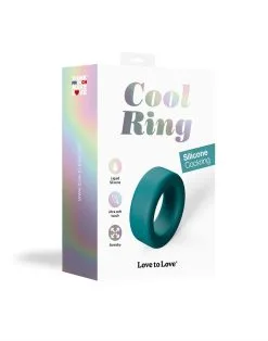 Love To Love - COOL Ring Klassieke Siliconen Cockring - Blauwgroen -Masturbators winkel Love to Love COOL RING Klassieke Siliconen Cockring blauwgroen 2 456f7078 28bc 4d6a 9919 7a0572cd95ef