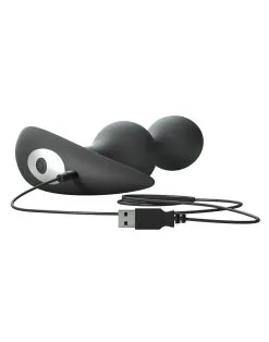 Love To Love - Twinny Bud Buigbare Vibrerende Buttplug - Zwart -Masturbators winkel Love to Love Twinny Bud Buigbare Vibrerende Buttplug zwart 3