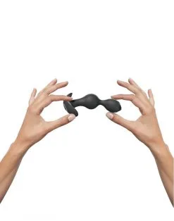 Love To Love - Twinny Bud Buigbare Vibrerende Buttplug - Zwart -Masturbators winkel Love to Love Twinny Bud Buigbare Vibrerende Buttplug zwart 4