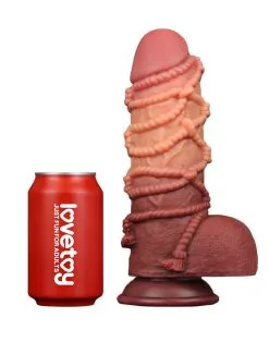 LoveToy - XXL Extreme Dildo Met Touw Motief - Lengte 24,5 Cm - Bruin/Lichte Huidskleur 31 LoveToy - XXL Extreme Dildo Met Touw Motief - Lengte 24,5 Cm - Bruin/Lichte Huidskleur -Masturbators winkel LoveToy XXL Extreme Dildo met Touw Motief Lengte 245 cm BruinLichte Huidskleur 14 e2271d76 3c40 483f 9a5d 5fca84d32d1a