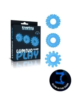 Lovetoy - Cockringen Set 3-delig Lumino Play - Glow In The Dark