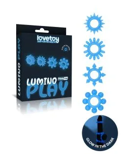 Lovetoy - Cockringen Set 4-delig Lumino Play - Glow In The Dark