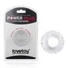 Lovetoy - Powerplus Flexibele Cockring Tandwiel - Transparant -Masturbators winkel Lovetoy Powerplus Flexibele Cockring Tandwiel transparant
