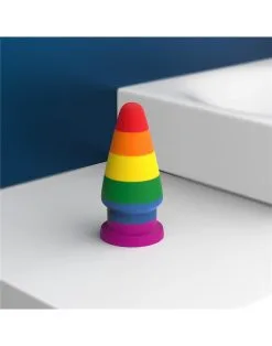 Lovetoy - Rainbow Pride Buttplug 15 Cm -Masturbators winkel Lovetoy Rainbow Pride Buttplug 15 cm 11