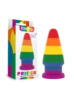Lovetoy - Rainbow Pride Buttplug 15 Cm -Masturbators winkel Lovetoy Rainbow Pride Buttplug 15 cm 3