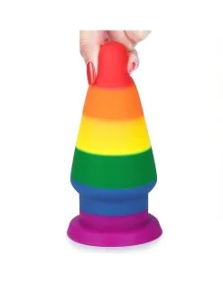 Lovetoy - Rainbow Pride Buttplug 15 Cm -Masturbators winkel Lovetoy Rainbow Pride Buttplug 15 cm 5