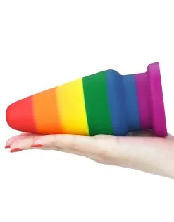 Lovetoy - Rainbow Pride Buttplug 15 Cm -Masturbators winkel Lovetoy Rainbow Pride Buttplug 15 cm 9