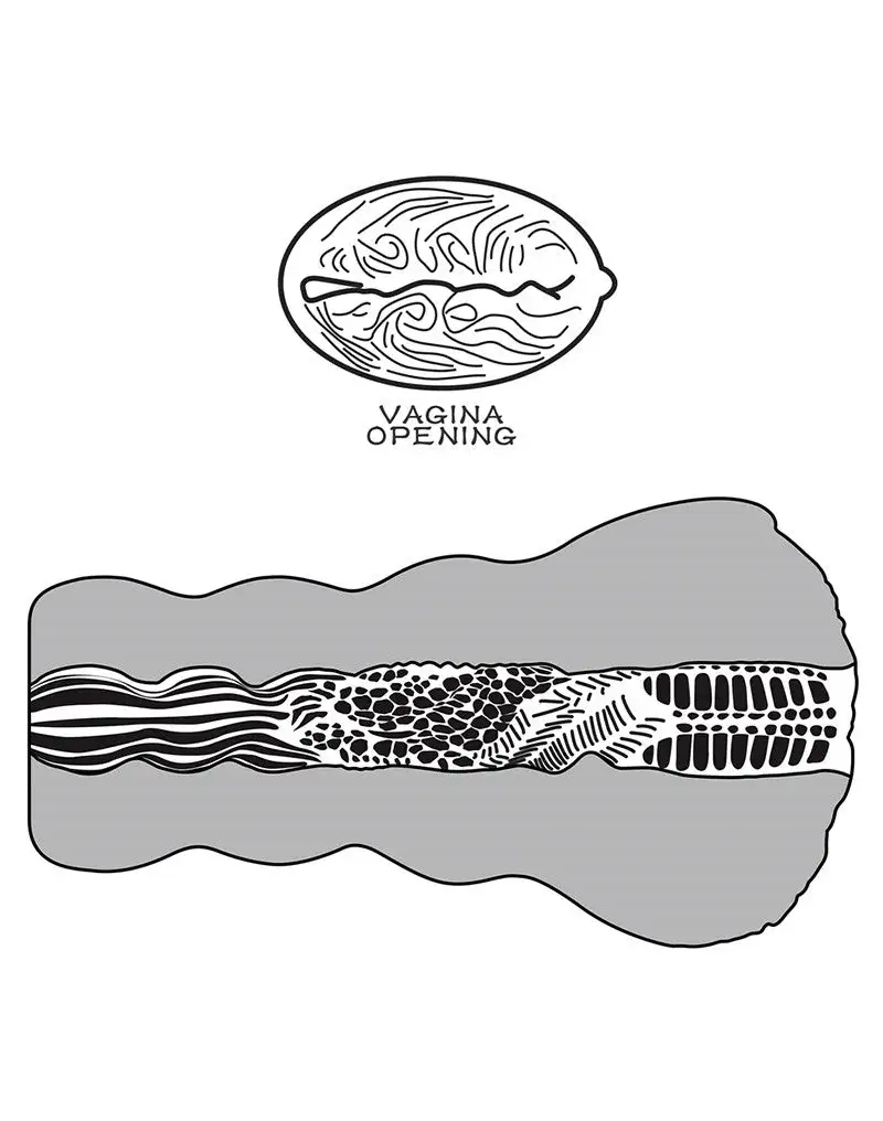 Lovetoy - Stroker Masturbator Alien's Pie 3 - Donkere Huidskleur 12 Lovetoy - Stroker Masturbator Alien's Pie 3 - Donkere Huidskleur - Afbeelding 10