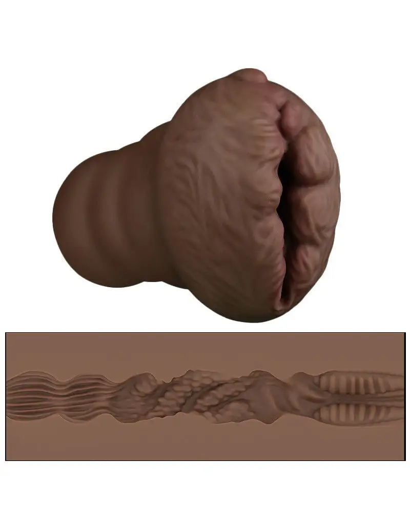 Lovetoy - Stroker Masturbator Alien's Pie 3 - Donkere Huidskleur 5 Lovetoy - Stroker Masturbator Alien's Pie 3 - Donkere Huidskleur - Afbeelding 3