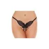 Amorable By Rimba Luxe Kanten Vlinder String Met Open Kruis - Zwart 2 Amorable By Rimba Luxe Kanten Vlinder String Met Open Kruis - Zwart -Masturbators winkel Luxe kanten Vlinder String met open kruis zwart