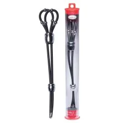 Malesation Double Loop Granate Double - Verstelbare Cockringen En Ball Stretcher - Chroom
