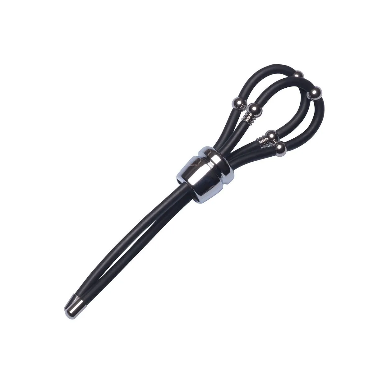 Malesation Double Loop Granate Single - Verstelbare Cockringen En Ball Stretcher - Chroom 4 Malesation Double Loop Granate Single - Verstelbare Cockringen En Ball Stretcher - Chroom - Afbeelding 2