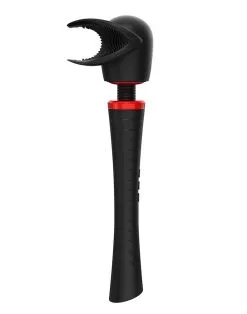 Man.Wand Extreme Powerwand Masturbator En Wand Vibrator Met Opzetstukken - Zwart