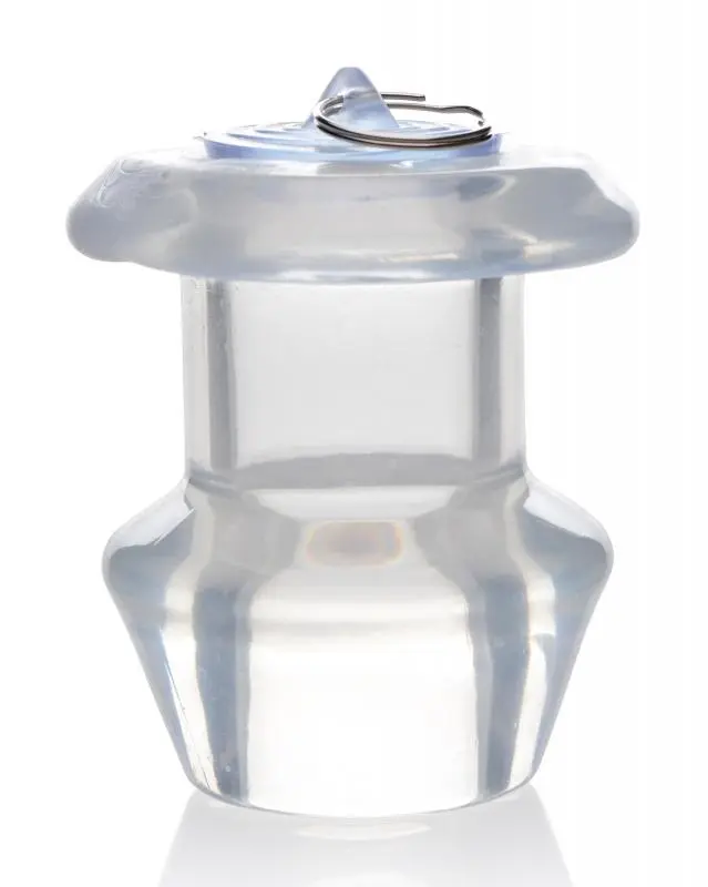 EDC Master Series - Holle Transparante Anaal Plug Met Stop 3 EDC Master Series - Holle Transparante Anaal Plug Met Stop