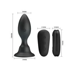 Mr. Play Vibrerende Anaal Plug Met Afstandsbediening - Classic Buttplug -Masturbators winkel Mr Play vibrerende anaal plug met afstandsbediening Classic Buttplug 8