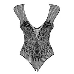 Erotiekvoordeel.nl Obsessive - Body - Teddy Met Vleugel Motief Op Rug - Open Kruis - Zwart -Masturbators winkel Obsessive Body Teddy Met Vleugel Motief op Rug Open Kruis Zwart 3