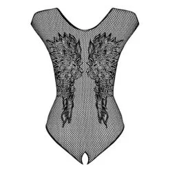 Erotiekvoordeel.nl Obsessive - Body - Teddy Met Vleugel Motief Op Rug - Open Kruis - Zwart -Masturbators winkel Obsessive Body Teddy Met Vleugel Motief op Rug Open Kruis Zwart 4