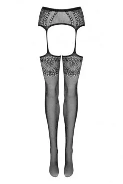 Erotiekvoordeel.nl Obsessive - Jarretelkousen S225 - Zwart - Maat S/M/L - One Size -Masturbators winkel Obsessive Jarretelkousen S225 Zwart Maat SML One Size 2