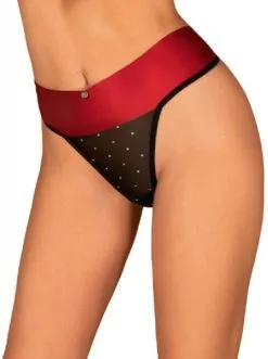 Obsessive - Tienesy String Met Sexy Strik - Zwart/Rood -Masturbators winkel Obsessive Tienesy String Met Sexy Strik ZwartRood 3 0ee80705 f602 43fe bb25 71c354f287fa