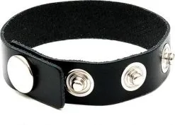 Rimba Bondage Play Penisbandje - Penis Strap - Cockring Van Leer - Verstelbaar