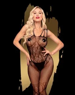 Penthouse - Catsuit Dirty Mind - Zwart