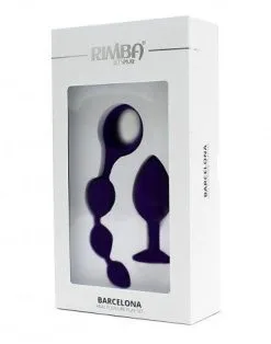 RIMBA TOYS Rimba Barcelona Anaal Set Met Buttplug En Anaal Kralen - Paars -Masturbators winkel Rimba Barcelona Anaal set met buttplug en anaal kralen paars 5 b467159d 6b45 44c0 8ae9 927107f9b8d9