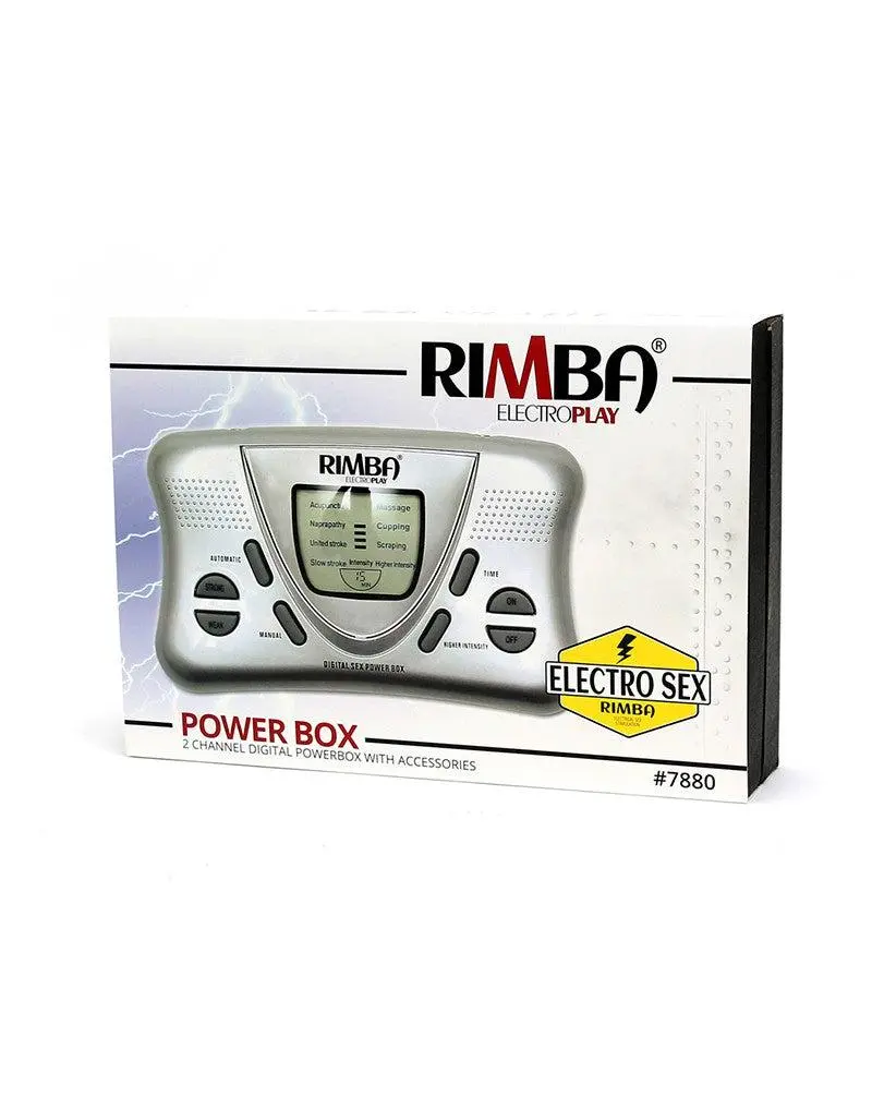 Rimba Electro Play - Electronische Erotische Stimulatie - Powerbox Set Met LCD Display 4 Rimba Electro Play - Electronische Erotische Stimulatie - Powerbox Set Met LCD Display - Afbeelding 2