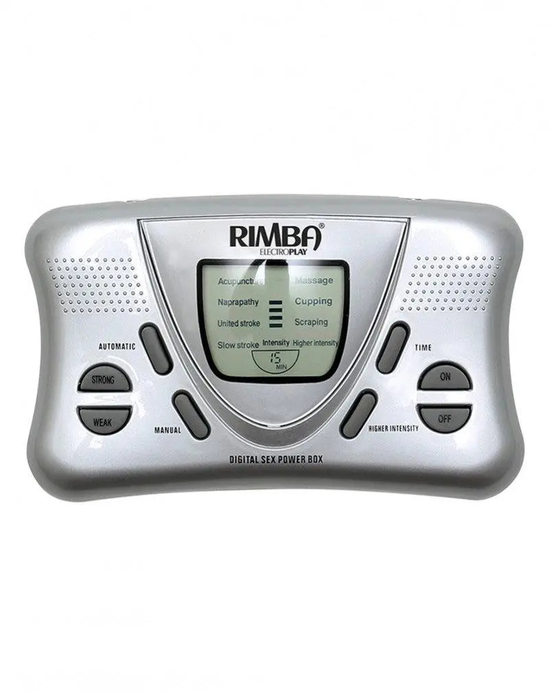 Rimba Electro Play - Electronische Erotische Stimulatie - Powerbox Set Met LCD Display 3 Rimba Electro Play - Electronische Erotische Stimulatie - Powerbox Set Met LCD Display