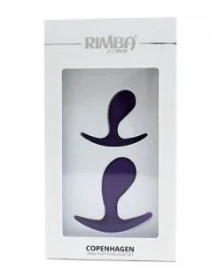 Rimba Toys Copenhagen - Set Van 2 Anatomisch Gevormde Anaalpluggen - Waterbestendige Siliconen Anaalpluggen In Paars -Masturbators winkel Rimba Toys Copenhagen Set van 2 Anatomisch Gevormde Anaalpluggen Waterbestendige Siliconen Anaalpluggen in Paars 4