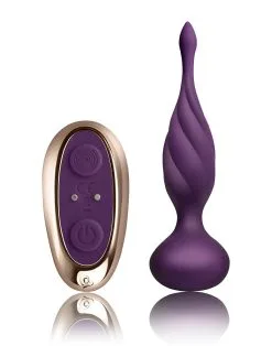 Rocks Off Rocks-off - Anaal Vibrator/Vibrerende Buttplug Met Afstandsbediening Petite Sensations Discover - Paars