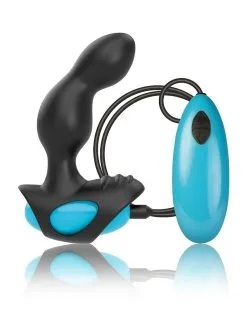 Rocks Off Rocks-off - Men-X Index Prostaat Vibrator - Zwart/Blauw