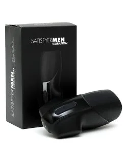 Satisfyer - Men Masturbator Vibrerend - Zwart