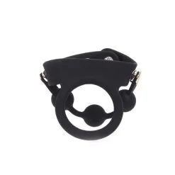 Kiotos Siliconen Ballenspreider En Cockring Met Verwijderbare Gewichtjes