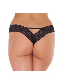 Amorable By Rimba Slipje V-shape Met Bandjes En Strikje - Zwart 5 Amorable By Rimba Slipje V-shape Met Bandjes En Strikje - Zwart -Masturbators winkel Slipje v shape met bandjes en strikje zwart 2