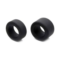 Sport Fucker - Nut Job Set Van 2 Rekbare Cockringen/ball Stretchers - Zwart