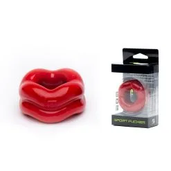 Sport Fucker - Revolution Ring Rekbare Ball Stretcher - Rood -Masturbators winkel Sport Fucker Revolution Ring Rekbare Ball Stretcher rood 2