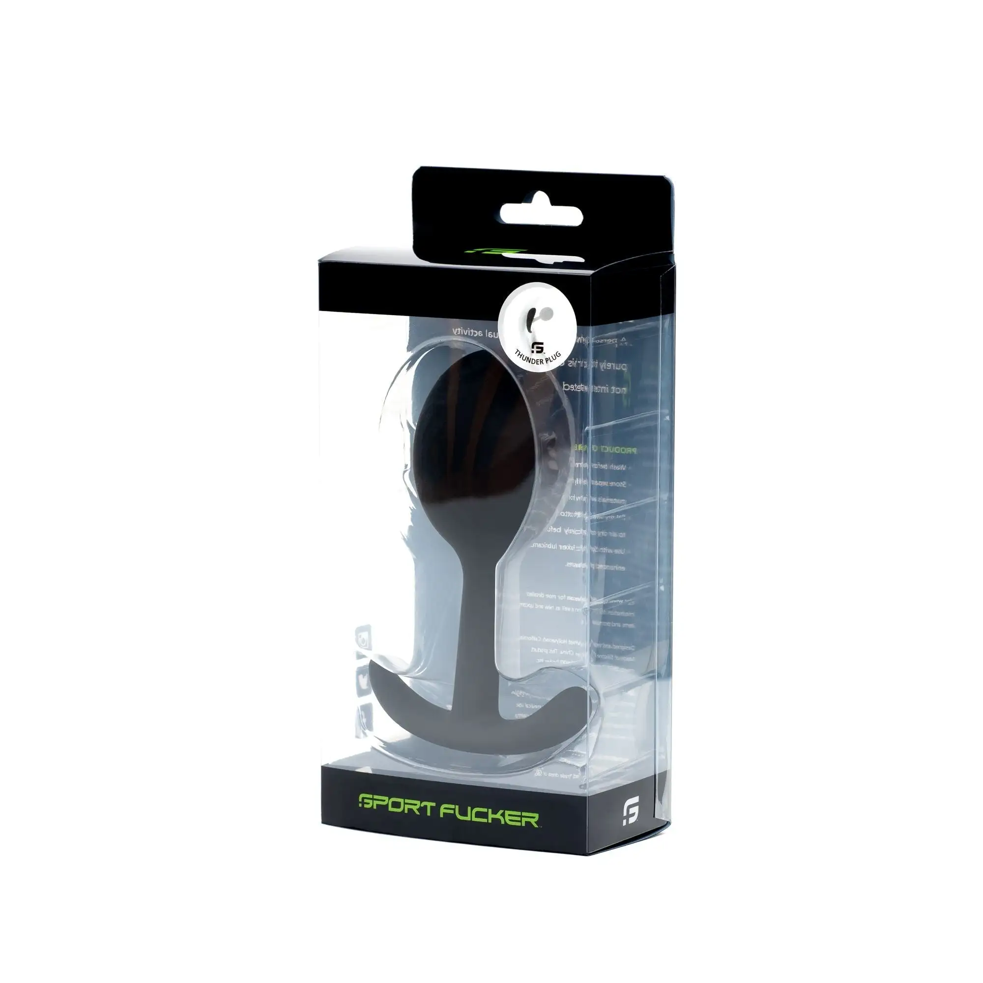 Sport Fucker - Thunder Plug Medium - Zwart 4 Sport Fucker - Thunder Plug Medium - Zwart - Afbeelding 2