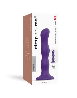 Strap-On-Me - Anaal Dildo/Buttplug Geisha Balls Met Losse Roterende Balletjes - Paars -Masturbators winkel Strap On Me Anaal DildoButtplug Geisha Balls Met Losse Roterende Balletjes Paars 4 8d7ae773 82aa 4357 8eef 89966467a0a6