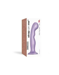 Strap-On-Me - G-spot En P-spot Dildo - Metallic Lila 19 Strap-On-Me - G-spot En P-spot Dildo - Metallic Lila -Masturbators winkel Strap On Me G spot en P spot Dildo metallic lila 9