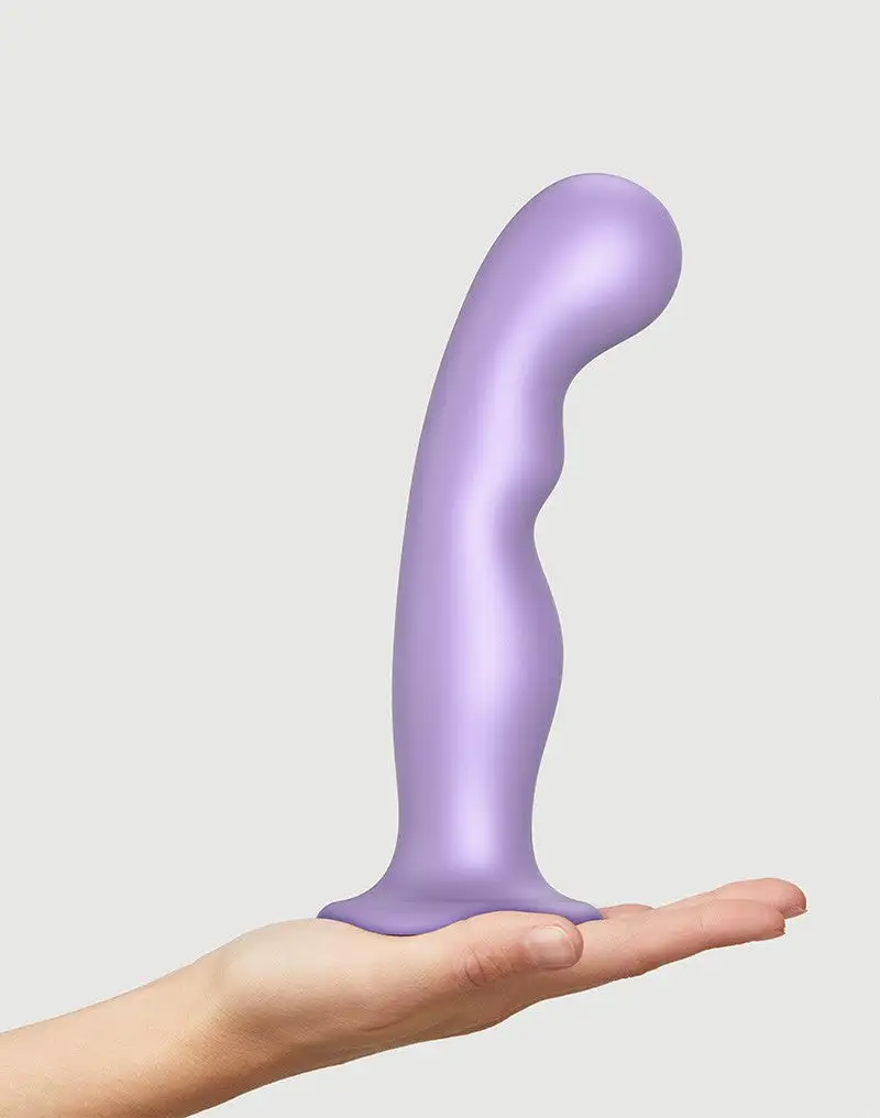 Strap-On-Me - G-spot En P-spot Dildo - Metallic Lila 3 Strap-On-Me - G-spot En P-spot Dildo - Metallic Lila