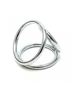 Rimba Bondage Play Triangel Cock & Balls Cockring Van Metaal 9 Rimba Bondage Play Triangel Cock & Balls Cockring Van Metaal -Masturbators winkel Triangel Cock Balls Cockring van metaal 3