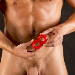 ZiZi - Dubbele Cockring Cosmic - Rood 23 ZiZi - Dubbele Cockring Cosmic - Rood -Masturbators winkel ZiZi Dubbele cockring Cosmic rood 6